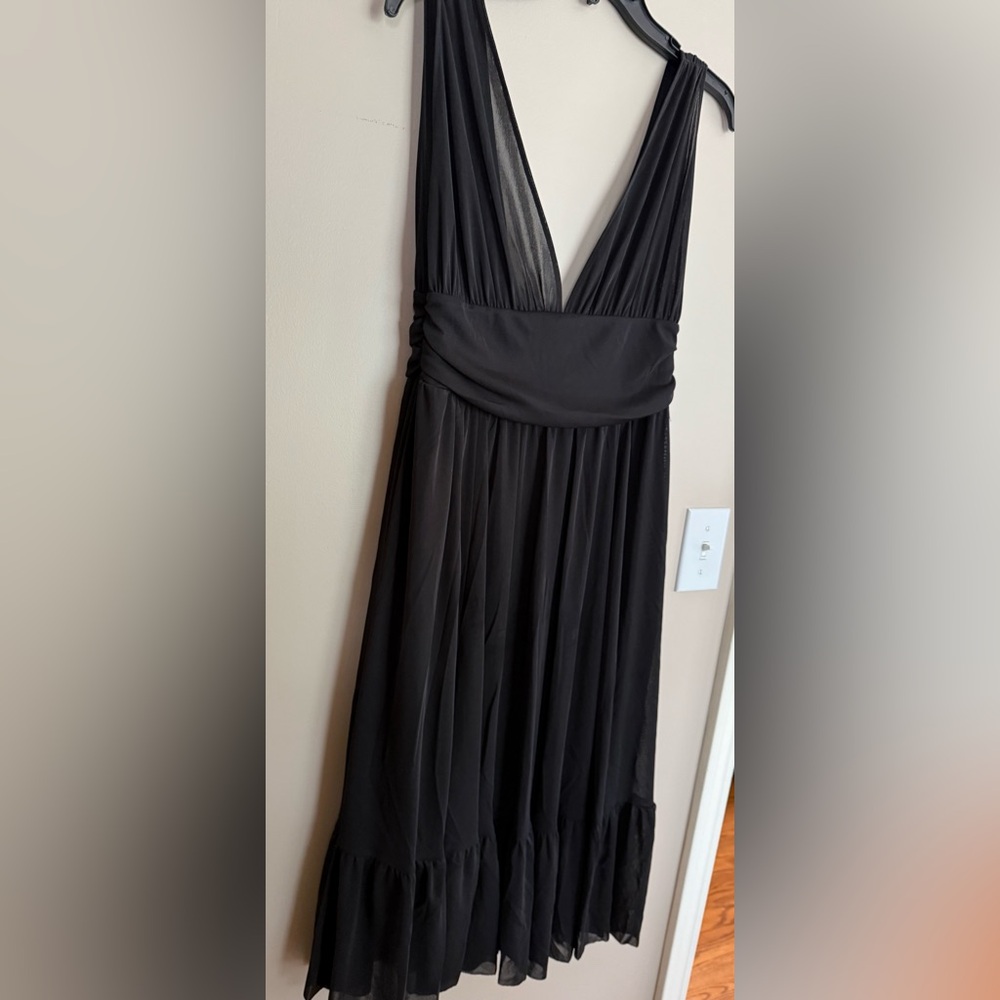 ZARA COLLECTION Black Sleeveless Cocktail Dress  Size L
